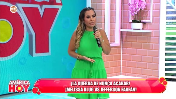 Melissa Klug denunció a Farfán por violencia psicológica contra su hijo mayor