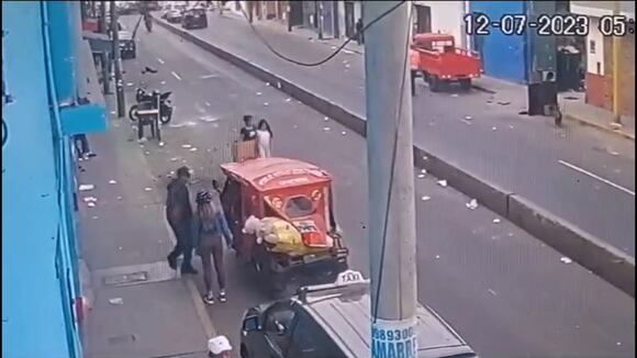 TROME - La Victoria: hombre discute con mototaxista y le da un disparo en la cabeza
