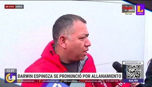El congresista que intercambió favores, Darwin Espinoza, se pronunció sobre allanamiento: “Se han llevado unos individuales”