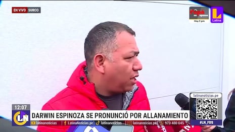 El congresista que intercambió favores, Darwin Espinoza, se pronunció sobre allanamiento: “Se han llevado...