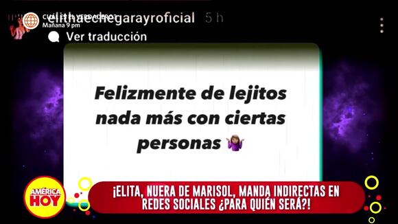 Enlace de Marisol en América Hoy