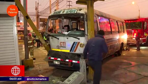 La Victoria: cúster impacta contra miniván y deja al menos 14 heridos