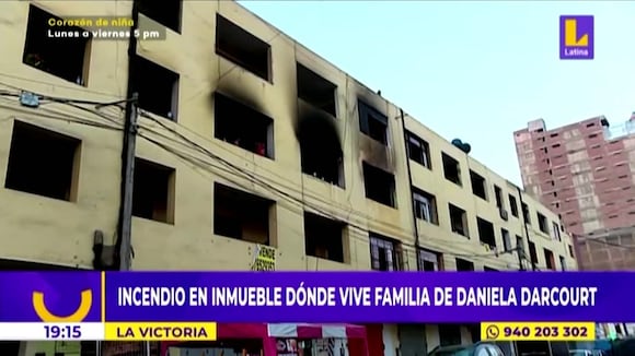 incendio consume inmueble donde vive familia de DanielaDarcourt