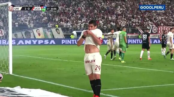 Trome | Gol de Aldo Corzo en el Universitario vs. Unión Comercio (GOL Perú)