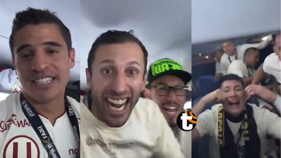 TROME | La celebración Aldo Corzo y los jugadores de Universitario (Video: Aldo Corzo)