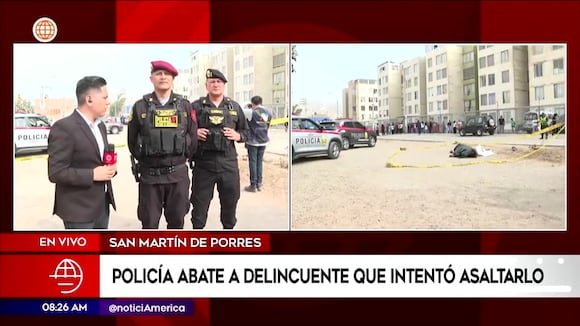 Policía abate a delincuente que intentó asaltarlo