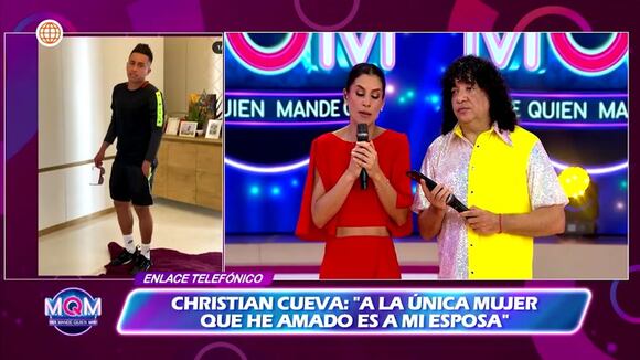 Trome | María Pía reprende a Christian Cueva en MQM