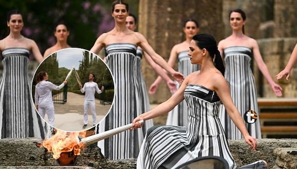 Llama olímpica va rumbo a París 2024 tras ser encendida en Grecia (América TV)