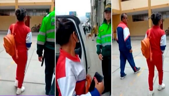 Junín: Joven disfrazada de escolar ingresó a colegio para ayudar a su sobrina en examen