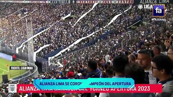 Alianza Lima se coronó campeón del Torneo Apertura 2023