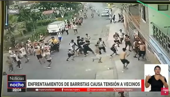 Barristas causaron destrozos en el Rímac