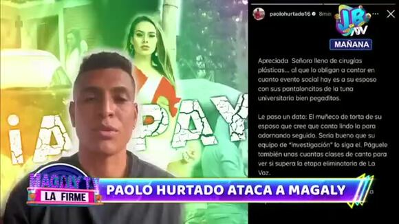 TROME - Paolo Hurtado y la vez que insultó a Magaly y Alfredo Zambrano: “Señora llena de cirugías y el pantaloncitos de tuna”