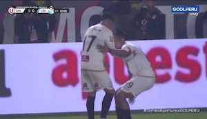 ¡El de los goles importantes! Edison Flores anotó el 1-0 de Universitario ante Sporting Cristal en el Monumental | VIDEO