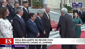 Dina Boluarte se reunió con presidente chino Xi Jinping