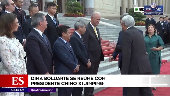 Dina Boluarte se reunió con presidente chino Xi Jinping