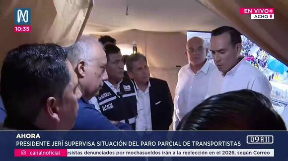 TROME | José Jerí se reunió con transportistas en Acho. Video: Canal N