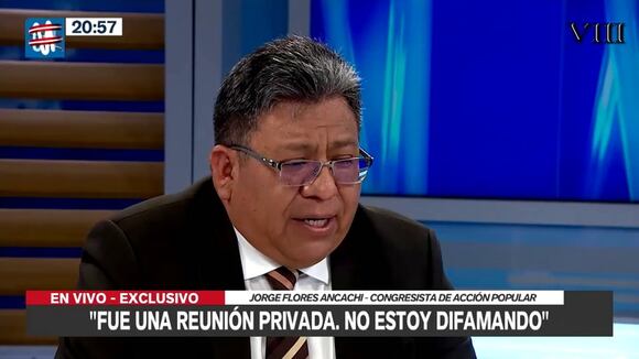 Declaraciones de Jorge Flores Ancachi sobre presunto recorte de sueldos