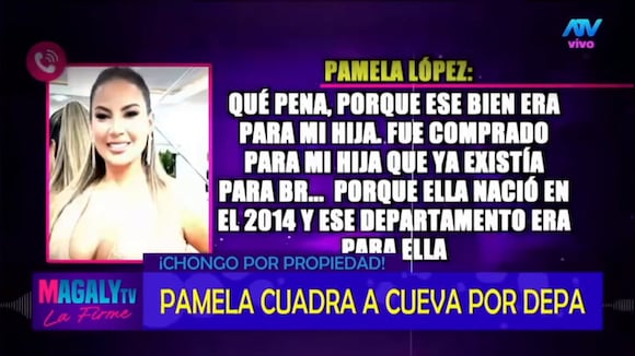 TROME - Pamela López enfrenta a Christian Cueva