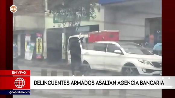 Robo a BCP de El Agustino