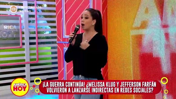 Melissa Klug le pide tiempo para sus hijos a Jefferson Farfán