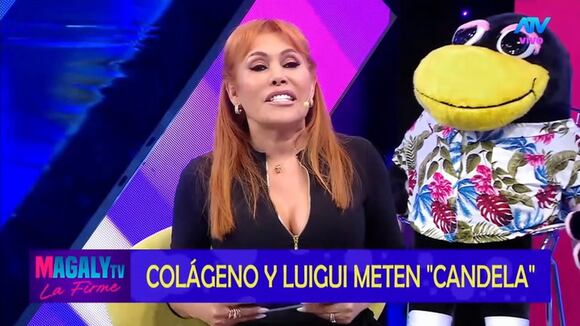 TROME | Pamela López apareció en set de Magaly siguiendo a su cantante. Video: ATV