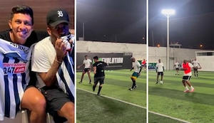 Jefferson Farfán y Rinaldo Cruzado reparten ‘chocolate’ en pichanga y video se vuelve viral