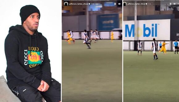 Jefferson Farfán muestra cómo juega su hijo Jeremy: “Mi lateral cerrando”