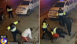 Chiclayo: Serenos agreden a sujeto que fue víctima de robo