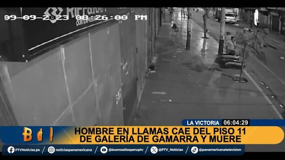 TROME - Hablan testigos de la trágica muerte de hombre que se prendió fuego en Gamarra