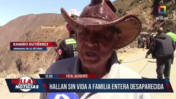 TROME - Tragedia en Canta: Hermano de víctima que cayó al abismo con su familia se pronuncia: “Sí conocía la ruta, hemos venido años”