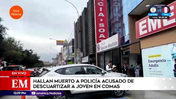 Hallan muerto a policía