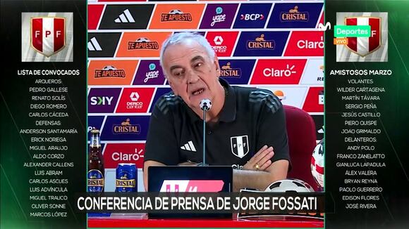Jorge Fosatti habla sobre llamado de Oliver Sonne (Video: Movistar Deportes)