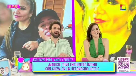 TROME - Cueva ROMPE SU COQUETEO con Marisol por tomarse foto con Pamela López.