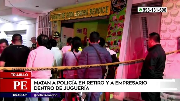 Asesinan a policía y empresario dentro de juguería