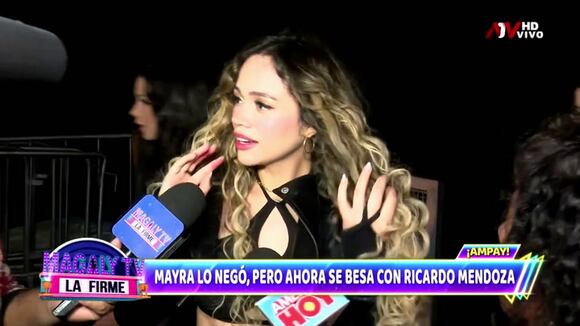 Trome|Mayra Goñi se besó con Ricardo Mendoza