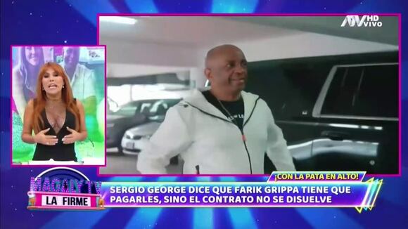 TROME - Magaly saca cara por Farik Grippa y arremete en contra de Sergio George: “Es presuntuoso y todavía lo amenaza”
