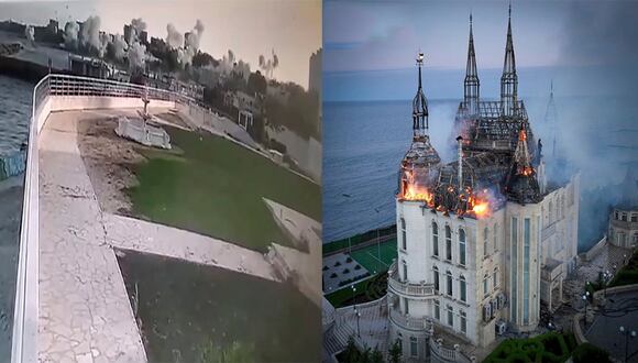 Rusia usó munición de racimo en su ataque cerca del ‘Castillo de Harry Potter’ de Odesa