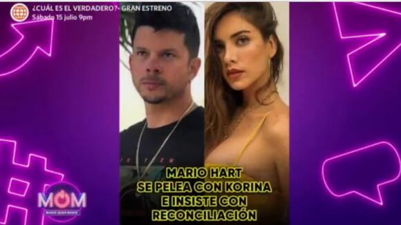 ¿Mario Hart y Korina Rivadeneira le pusieron fin a su matrimonio? Piloto de carreras tiene fuerte respuesta