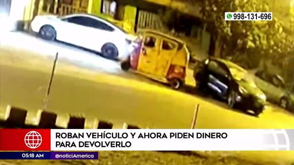 Roban vehículo y extorsionan a dueño
