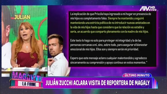 TROME | Reportera Priscila Mateo llega al edificio de Julián Zucchi (Magaly Tv)
