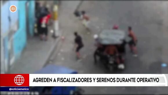 El Agustino: serenos son agredidos durante operativo