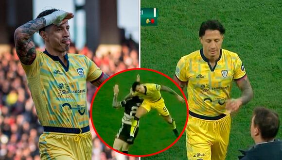 Gianluca Lapadula marcó un nuevo gol con Cagliari, pero luego fue expulsado