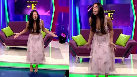 Jazmín Pinedo reacciona de forma extraña ante productor