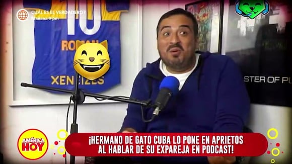 Hermano de Gato Cuba en su podcast