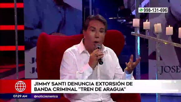 Jimmy Santi denuncia extorsión