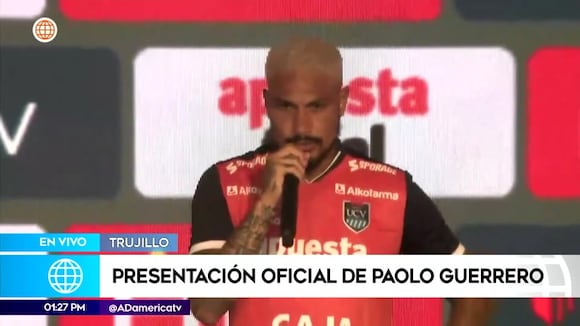 Paolo Guerrero pidió disculpas a los hinchas de la UCV: “Voy a dar todo de mí”