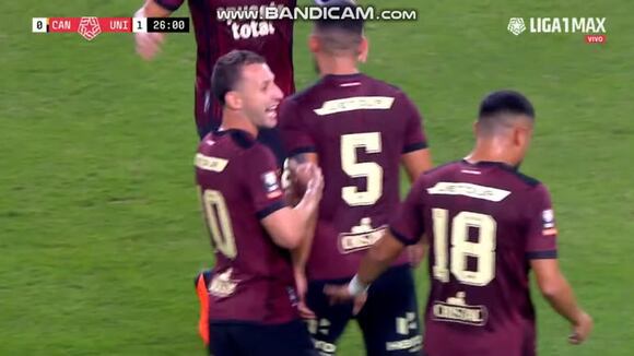 VAR confirmó gol de Matías Di Benedetto en Universitario vs. Cantolao. (Video: Liga 1 Max)