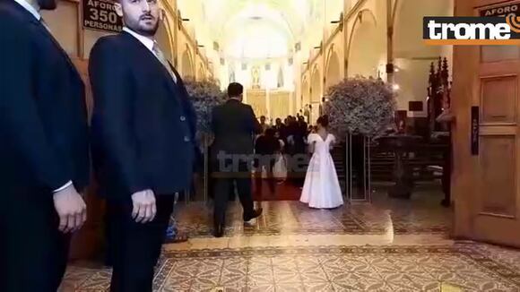 TROME | Karen Swharz y Ezio Oliva matrimonio