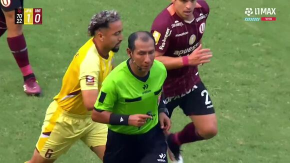 Cristhian Tizón anotó doblete de penal, tras infracción de Aldo Corzo en el Universitario vs Juan Pablo II (Video: L1 Max)