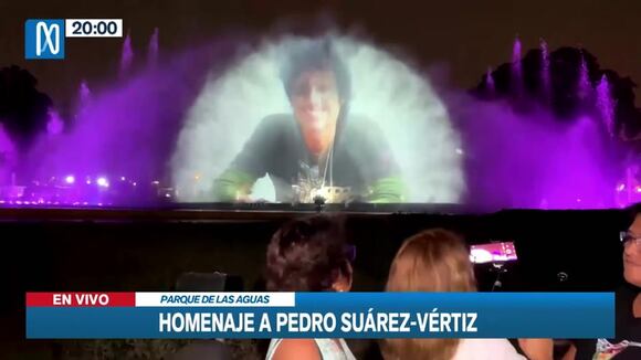 TROME - Circuito Mágico del Agua rinde homenaje a PSV con proyección en la fuente principal